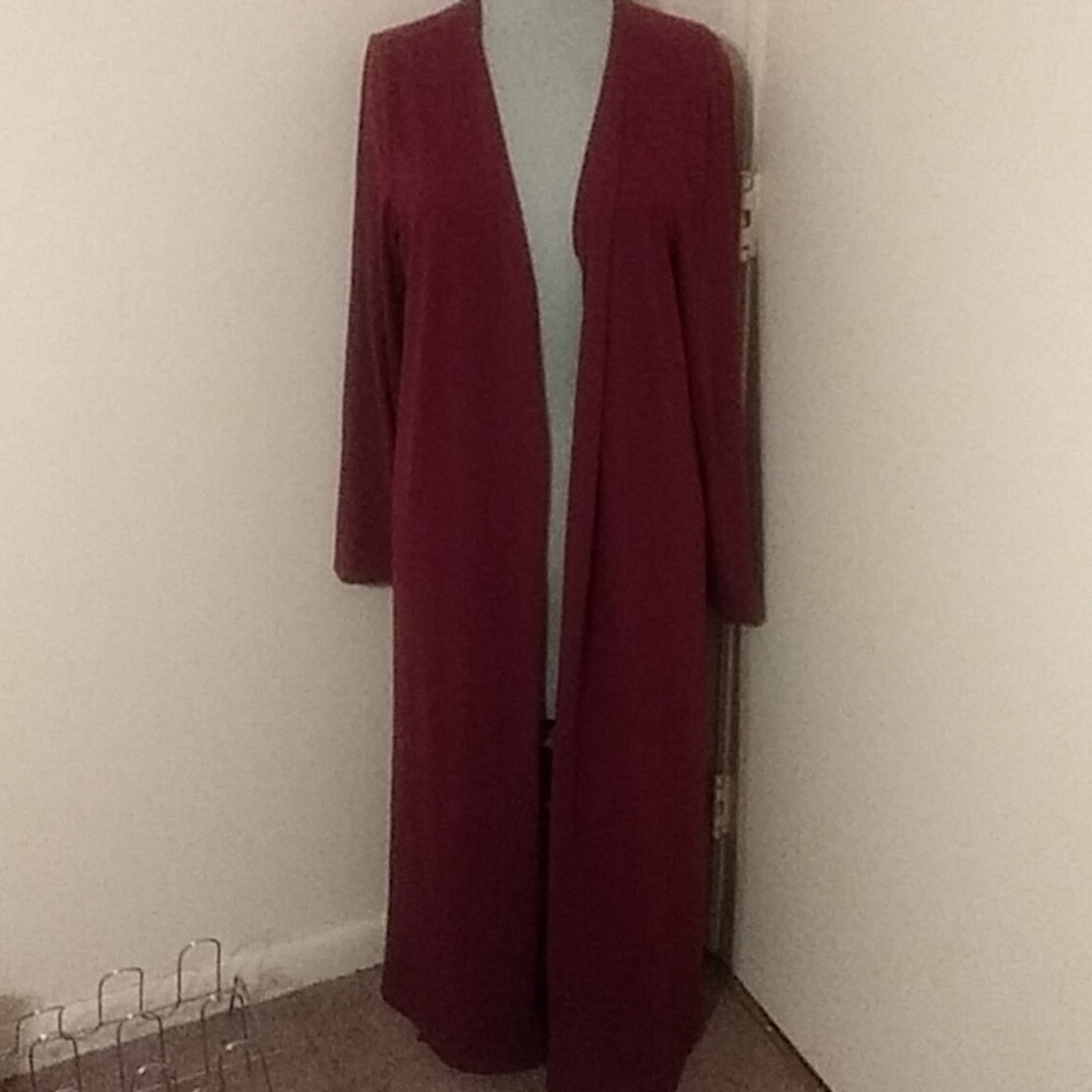 Burgundy Kimono